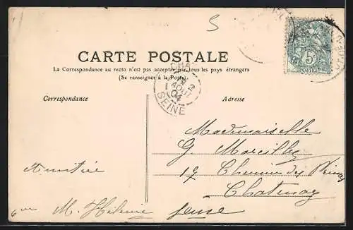 AK Chatelguyon, Vue générale de la vieille ville prise du Calvaire