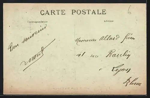 AK Besse, Vue générale de la ville pittoresque en Auvergne