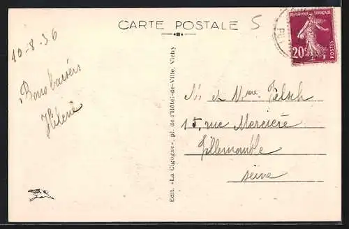 AK Besse, Vue générale du village pittoresque en Auvergne