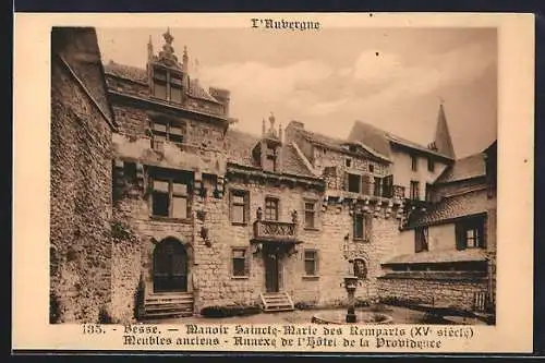 AK Besse, Manoir Sainte-Marie des Remparts (XVe siècle), Annexe de l`Hôtel de la Providence