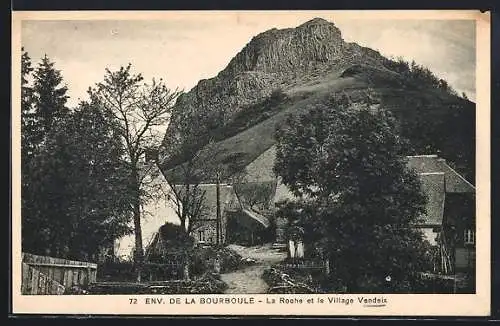 AK Vendeix /La Bourboule, La Roche et le village