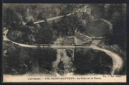 AK Saint-Sauveur, Le Pont et la Route