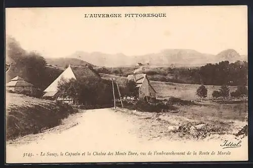 AK Le Sancy, le Capucin et la Chaîne des Monts Dore, vus de la Route de Murols