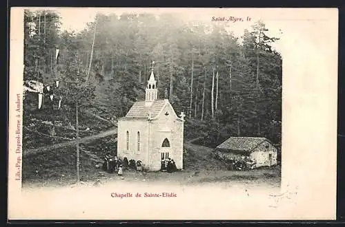 AK Saint-Alyre, Chapelle de Sainte-Elidie dans la forêt