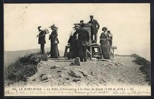 AK Mont-Dore, La Table d’Orientation à la Crête du Sancy (1886 m d’alt.)