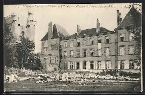 AK Billom, Château de Seymier (côté Nord-Est)