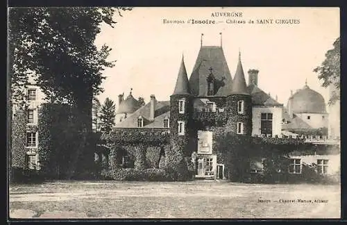 AK Saint Cirgues /Issoire, Château de Saint Cirgues en Auvergne