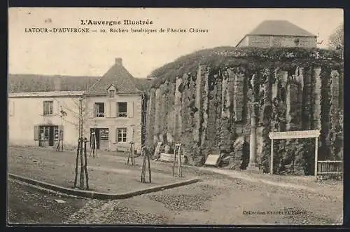 AK Latour-d`Auvergne, Rochers basaltiques de l`Ancien Château