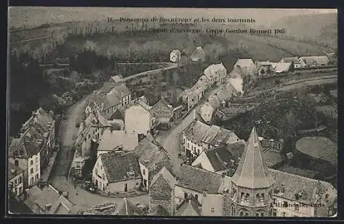 AK Rochefort, Panorama et les deux tournants, Circuit d`Auvergne, Coupe Gordon Bennett 1905