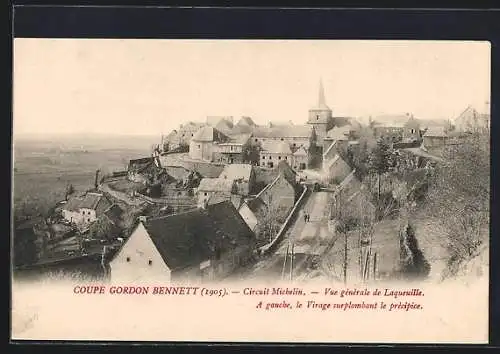 AK Laqueuille, Vue générale et le virage surplombant le précipice (Coupe Gordon Bennett 1905)