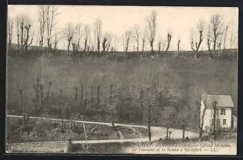 AK Rochefort, Le Tournant de la Remise, Circuit Michelin (1905)