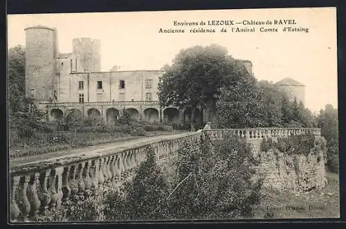 AK Lezoux, Château de Ravel, ancienne résidence de l`Amiral Comte d`Estaing