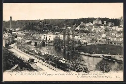 AK Pontgibaud, Vue générale, Circuit Michelin