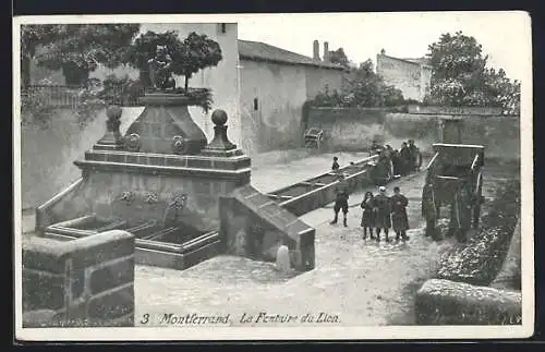 AK Montferrand, La Fontaine du Lion