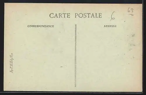AK Murat-le-Quaire, Les Ruines du Château et Vue prise de l`Église