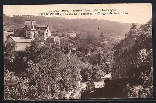 AK Verrières, Gorges de la Couze près de St-Nectaire sur la Route Thermale d`Auvergne