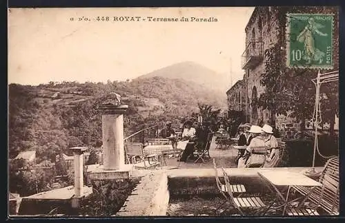 AK Royat, Terrasse du Paradis