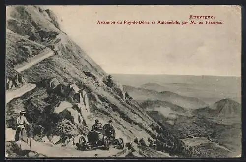 AK Puy-de-Dôme, Ascension en Automobile