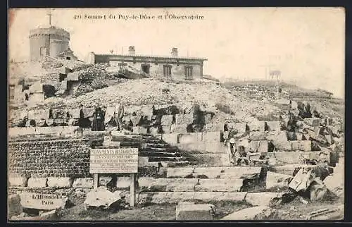 AK Puy-de-Dôme, Sommet et Observatoire