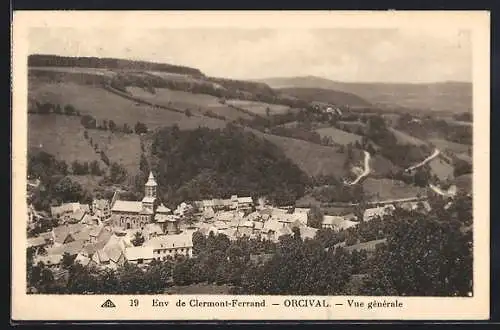 AK Orcival, Vue générale