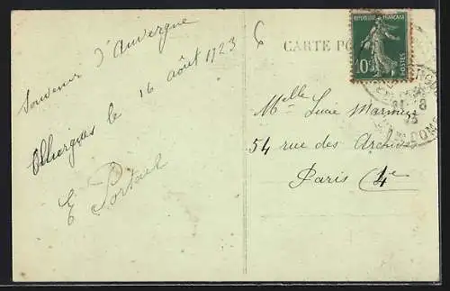 AK Olliergues, Vue panoramique