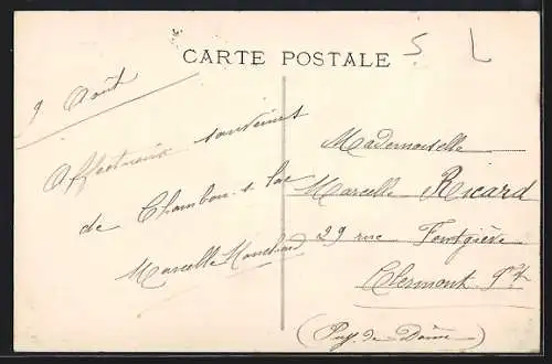 AK Murols, Vue générale prise des Ruines du Château