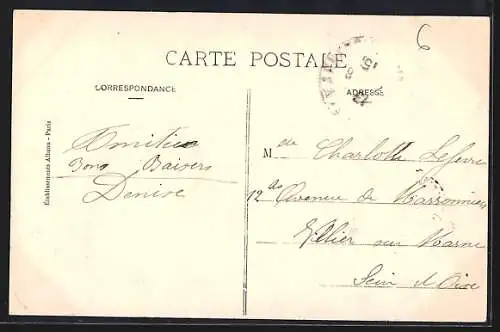 AK Saint-Nectaire, Vue prise sur la route de Murols