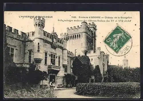 AK Issoire, Château de la Grangefort, imitation des châteaux féodaux des XV et XVI siècles