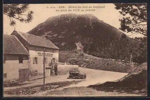 AK Ceyssat, Hôtel du Col de Ceyssat au pied du Puy de Dôme