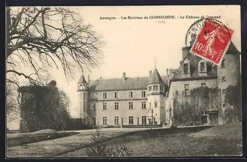 AK Combronde, Le Château de Vergnat en Auvergne