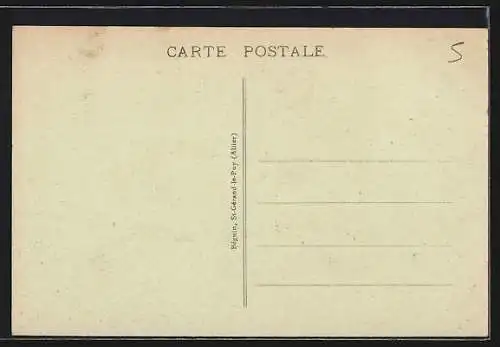 AK Châteauneuf-les-Bains, Vallée de la Sioule au Petit Rocher