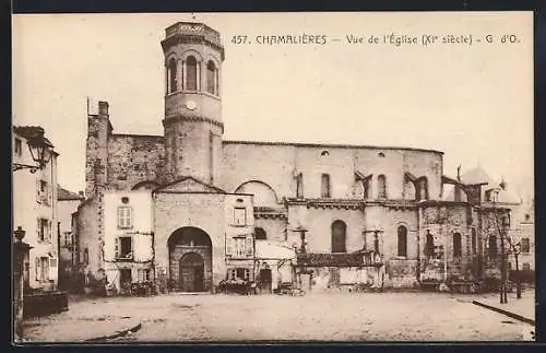 AK Chamalières, Vue de l`église (XIe siècle)