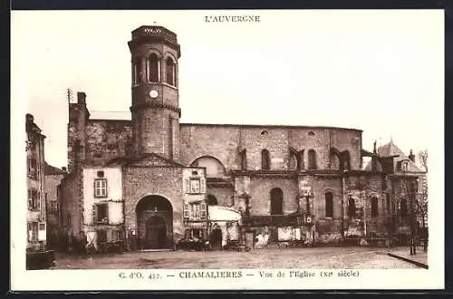 AK Chamalières, Vue de l`Église (XIIe siècle)