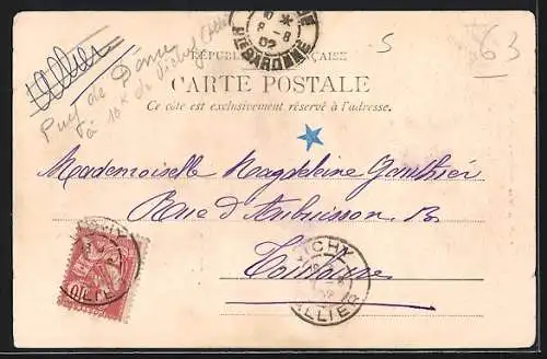 AK Châteldon, Vue générale du Château