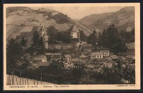 AK Châteldon, Château, Vue Générale