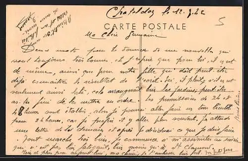 AK Châteldon, Château, Vue Générale