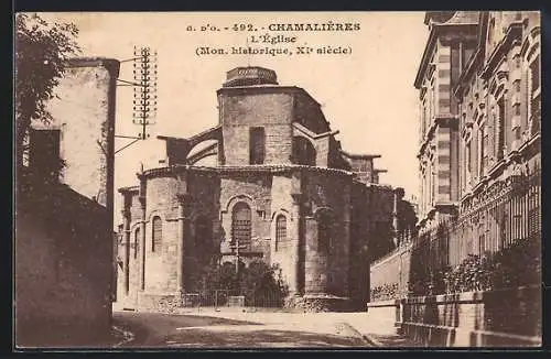 AK Chamalières, L`église (Mon. historique, XIe siècle)