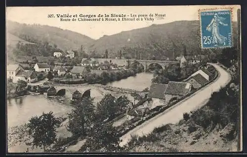 AK Menat, Les ponts de Menat et la vallée de la Sioule