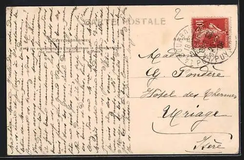 AK La Bourboule, Facade de l`Établissement