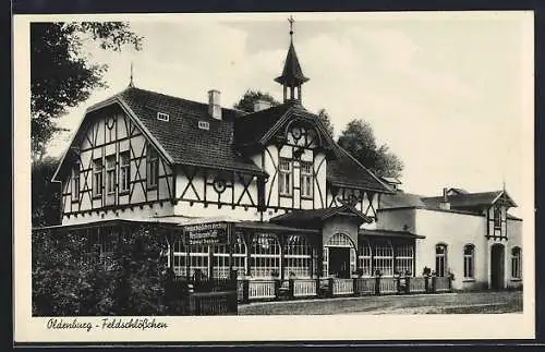 AK Oldenburg / O., Restaurant Feldschlösschen