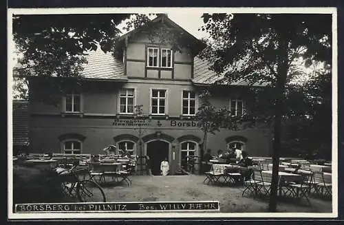 AK Dresden-Pillnitz, Berghotel Borsberg v. Willy Baehr