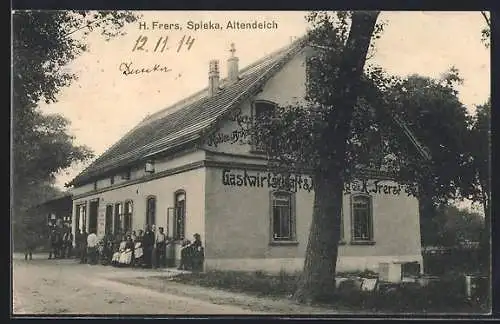 AK Spieka-Altendeich, Gasthaus H. Frers