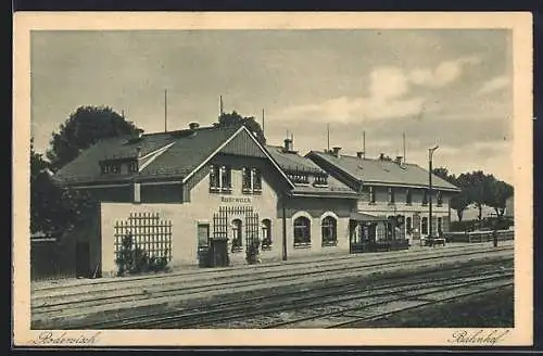 AK Rodewisch, Blick auf den Bahnhof