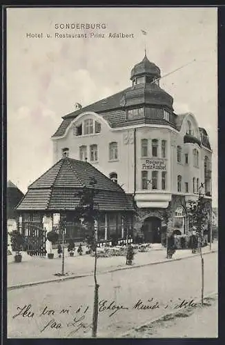 AK Sonderburg, Hotel und Restaurant Prinz Adalbert