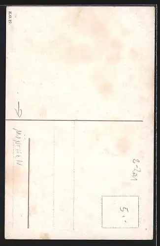 AK München, Karolinenplatz mit Obelisk