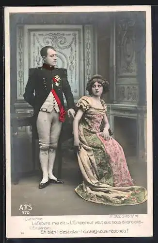 AK Napoleon, Catherine, Theaterspiel