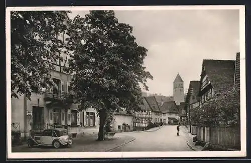 AK Obertsroth bei Gernsbach, Gasthof-Pension zur Blume, Bes. Jos. Gotz, Metzgerstrasse