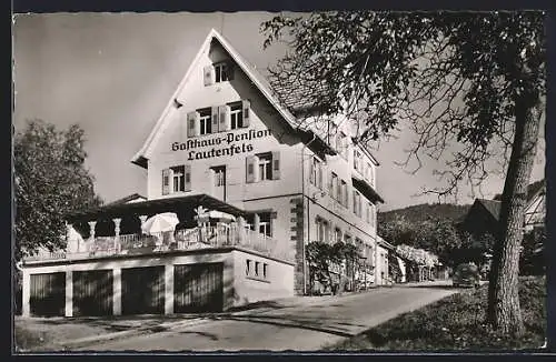 AK Lautenbach im Murgtal, Gasthof Lautenfels, Aussenansicht