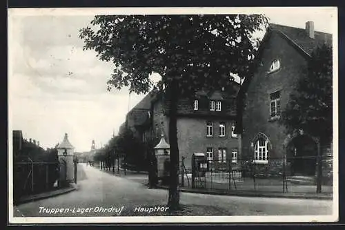 AK Ohrdruf, Truppen-Lager, Haupttor