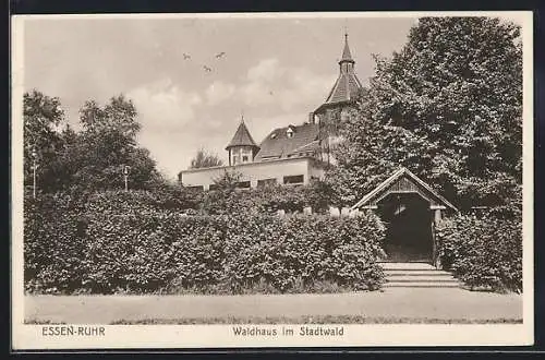 AK Essen-Ruhr, Waldhaus im Stadtwald